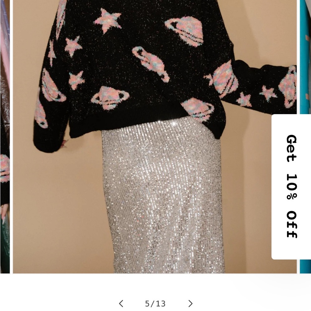 Dressed in LALA Need Some Space Cardigan - Picture 2 of 4
